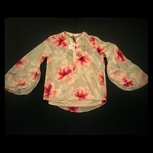 Sheer Calvin Klein Blouse w/ attached tank